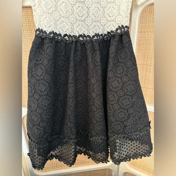 Maje Brand New Two-Tone Renald Lace Skater Dress size 2 | XS/S Fit - Tag on - Picture 9 of 10